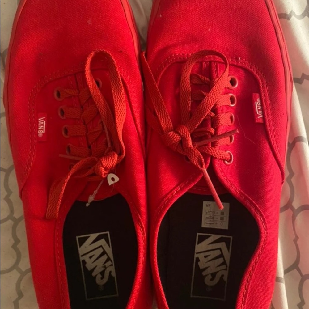 COPY - Red vans size 9.5